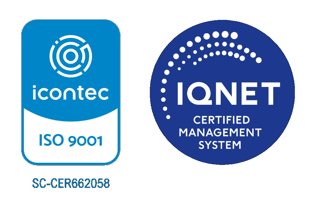 Certificaciones ICONTEC ISO 9001 e IQNET